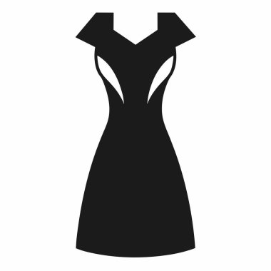 Elbise. Web simgesi basit illüstrasyon