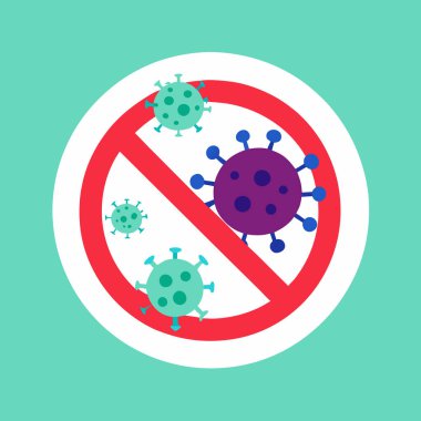 Corona virüsü covid 19 işaret çizimi