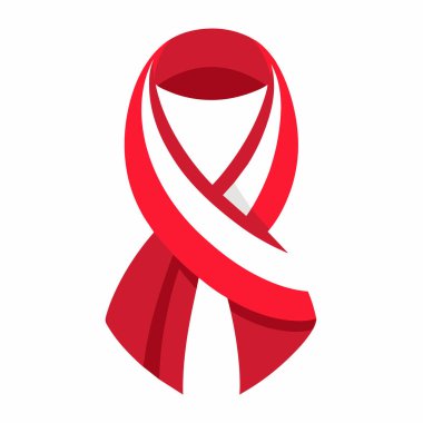 kurdele ve kırmızı kurdele.