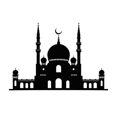 Cami simgesi vektör illüstrasyonu