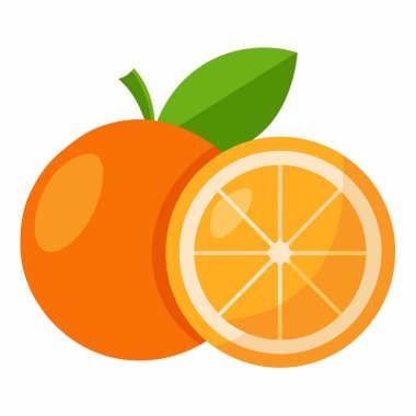 izole edilmiş portakal suyu simgesi