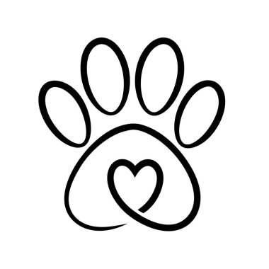 pati yazdırma vektör simgesi