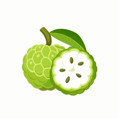 Taze meyve ve yeşil üzüm ikonu