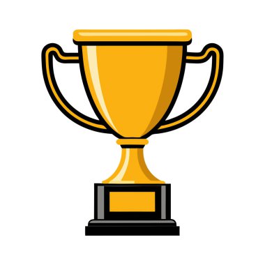 Altın kupa altın kazanan ikon