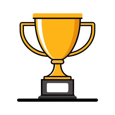 kupa izole vektör ikonu tasarımı