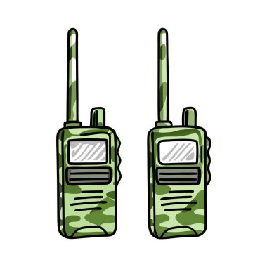 vektör telsiz seti izole edildi