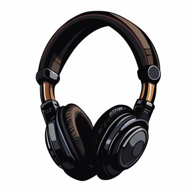 kulaklık müzik izole simgesi