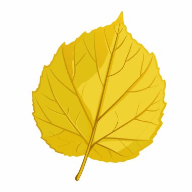 sonbahar yaprak simgesi, düz stil