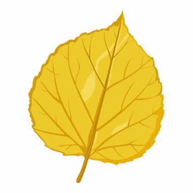 sonbahar yaprak simgesi, düz stil