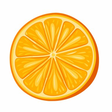 Beyaz üzerine izole edilmiş portakal meyvesi.