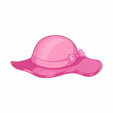 Kurdeleli pembe kadın şapkası