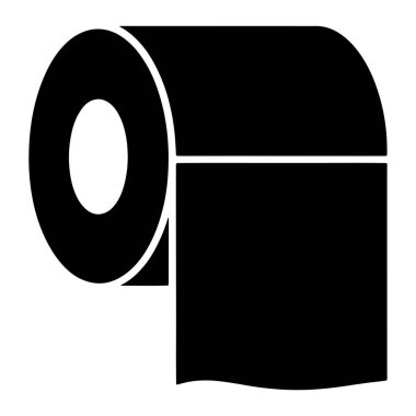 Tuvalet kağıdı rulosunun siyah silueti beyaz arka planda resmedilir. Yuvarlak kenardan gösteriliyor, kağıdın bir kısmı açılıp sarkıyor. Tasarım minimalist ve grafiktir, obje biçimine ve biçimine odaklanır.