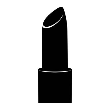 Beyaz arka planda siyah bir ruj silueti gösterilir. Ruj dik, kurşun ucu sola doğru açılı. İnce beyaz kıvrımlı bir çizgi ruj mermisinin şeklini vurgular. Rujun tabanı simsiyah.