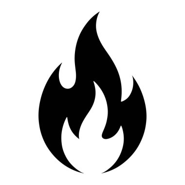 Beyaz bir arkaplana karşı basit siyah bir alev silueti. Alevin birden fazla stilize noktası vardır, merkezi, daha uzun bir zirvesi ve iki tarafında daha küçük iki zirvesi vardır. Genel şekli stilize edilmiş bir ateşi ya da yanan bir közü anımsatıyor..