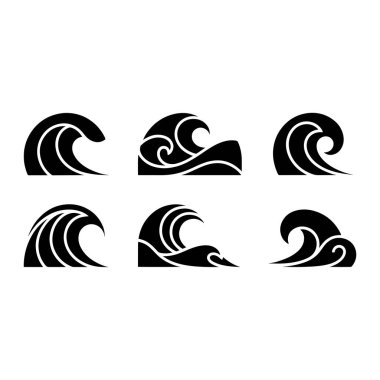 Beyaz bir arkaplanda altı şekillendirilmiş siyah dalga grafiklerinden oluşan bir koleksiyon. Her dalga akışkan çizgiler ve kıvrımlarla tasvir edilir. Bu da hareket ve suyun gücünü gösterir. Tasarımlar, c 'nin birden fazla katmanından oluşan karmaşıklık ve biçim olarak değişir.