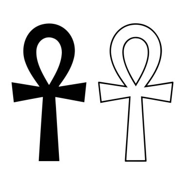 Beyaz arka planda iki ankh sembolü yan yana sergilenir. Soldaki ankh koyu siyah, sağdaki ankh ise siyah bir anahat. Her iki sembol de yukarıdaki Ho ile çapraz şekle bağlı gözyaşı damlası şeklinde bir döngü içerir.