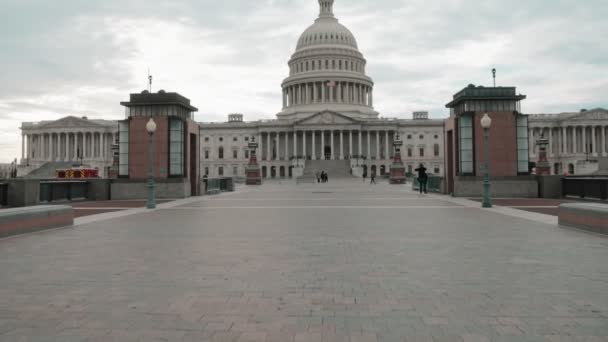 Plan Diurne Capitol Building Washington Images Haute Qualité — Video