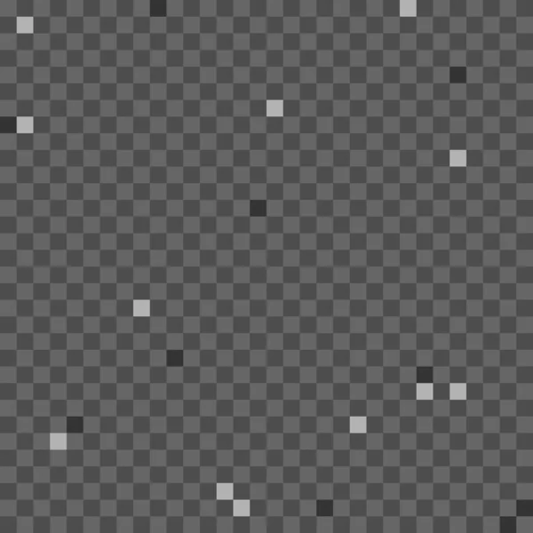 Abstract Seamless Pattern Grayscale Rectangles Pixel Art Style Vector Repeated — Stockvektor