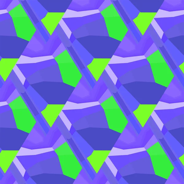 霓虹灯颜色渐变角形的无缝图案摘要 矢量重复几何设计 — 图库矢量图片