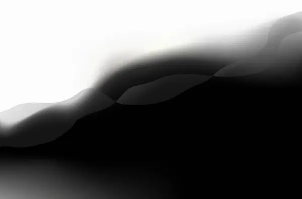 Siyah Beyaz Renklerde Soyut Yumuşak Akış Arkaplanı — Stok fotoğraf