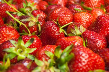 taze çilek arka plan dokusu