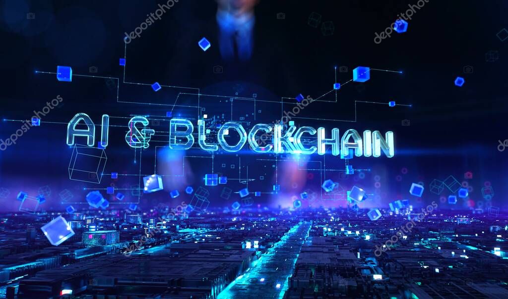 Digital technology hitech concept. Dynamic digital background