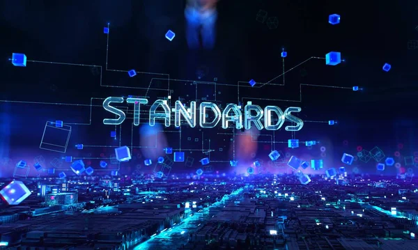 Digital technology hitech concept. Dynamic digital background