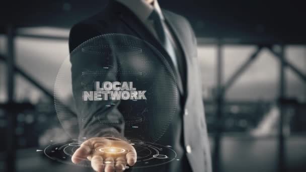 Business Teknik Internet Och Nätverk Koncept — Stockvideo
