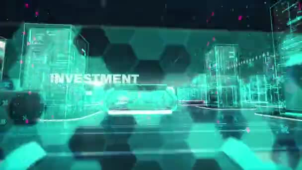 Cidade Digital Diversidade Negócios Tecnologia Conceito Internet — Vídeo de Stock