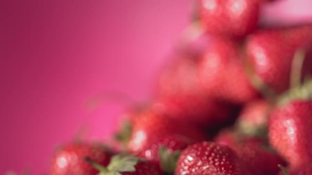 Концепция Strawberry Телевизионной Рекламы — стоковое видео