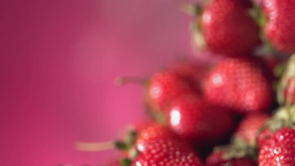 电视广告用草莓概念 — 图库视频影像