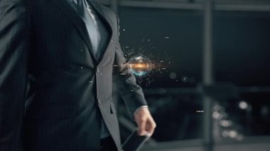 dijital teknoloji yüksek teknoloji bilim kurgu konsepti