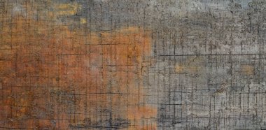 Büyük ve desenli eski, siyah ahşap bir arka plan..