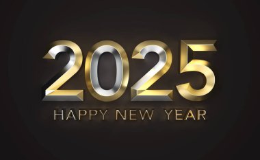 Yeni Yıl 2025 Yaratıcı Tasarım Konsepti - 3B Hazırlanmış Resim