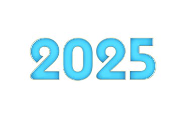 Yeni Yıl 2025 Yaratıcı Tasarım Konsepti - 3B Hazırlanmış Resim