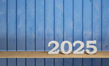 Yeni Yıl 2025 Yaratıcı Tasarım Konsepti - 3B Hazırlanmış Resim