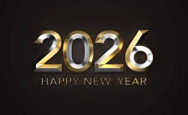 Yeni Yıl 2026 Yaratıcı Tasarım Konsepti - 3D Hazırlanmış Resim