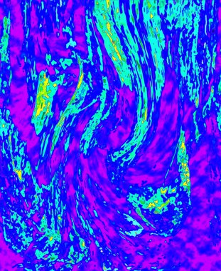 Alkol mürekkebi teknikli doğal akışkan resim. Yumuşak rüya renkleri şeffaf dalgalı çizgiler oluşturur