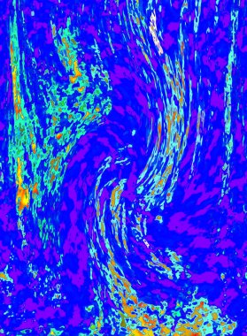 Alkol mürekkebi teknikli doğal akışkan resim. Yumuşak rüya renkleri şeffaf dalgalı çizgiler oluşturur