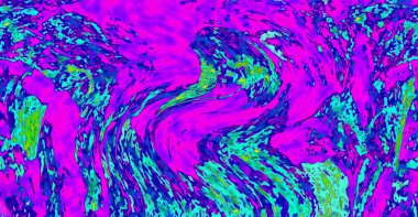 Alkol mürekkebi teknikli doğal akışkan resim. Yumuşak rüya renkleri şeffaf dalgalı çizgiler oluşturur