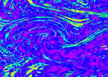 Alkol mürekkebi teknikli doğal akışkan resim. Yumuşak rüya renkleri şeffaf dalgalı çizgiler oluşturur