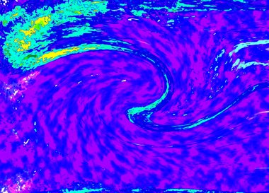 Alkol mürekkebi teknikli doğal akışkan resim. Yumuşak rüya renkleri şeffaf dalgalı çizgiler oluşturur