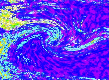 Alkol mürekkebi teknikli doğal akışkan resim. Yumuşak rüya renkleri şeffaf dalgalı çizgiler oluşturur