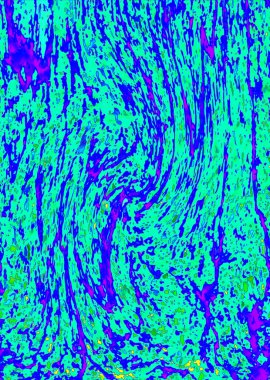 Alkol mürekkebi teknikli doğal akışkan resim. Yumuşak rüya renkleri şeffaf dalgalı çizgiler oluşturur