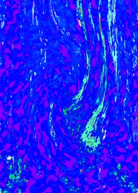 Alkol mürekkebi teknikli doğal akışkan resim. Yumuşak rüya renkleri şeffaf dalgalı çizgiler oluşturur