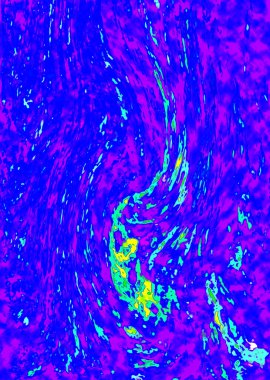 Alkol mürekkebi teknikli doğal akışkan resim. Yumuşak rüya renkleri şeffaf dalgalı çizgiler oluşturur
