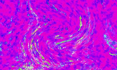 Alkol mürekkebi teknikli doğal akışkan resim. Yumuşak rüya renkleri şeffaf dalgalı çizgiler oluşturur