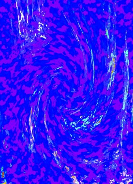 Alkol mürekkebi teknikli doğal akışkan resim. Yumuşak rüya renkleri şeffaf dalgalı çizgiler oluşturur