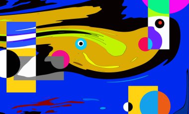 Renkli soyut arkaplan deseni tasarımı.