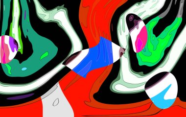 Renkli soyut arkaplan deseni tasarımı.